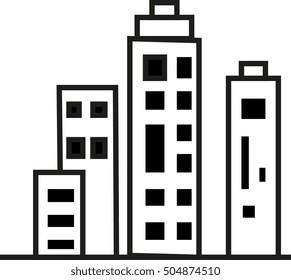 city outline icon