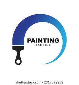 City Paint Logo, house paint, painting services, painting logo