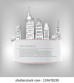 City paper background