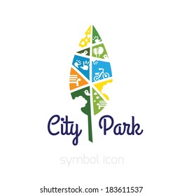 City Park Symbol Icon Stock Vector (Royalty Free) 183611537 | Shutterstock