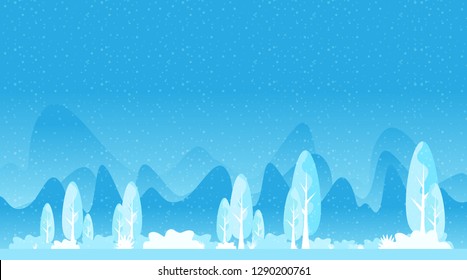 City park. Vector illustration.