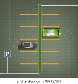 City parking image