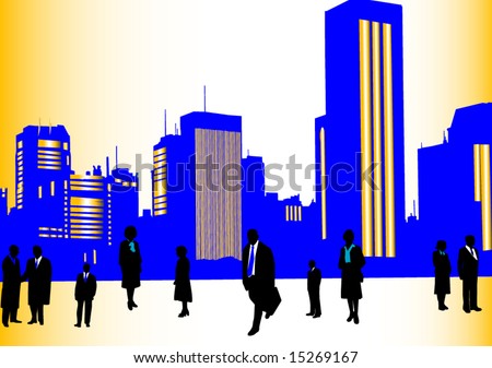City , people