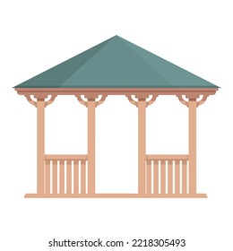 City pergola icon cartoon vector. Wedding house. Home nature