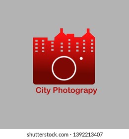 city photography design logo template