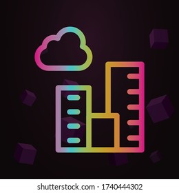 City, pollution line vector nolan icon Simple thin line, outline vector of Pollution icons for ui and ux, website or mobile application