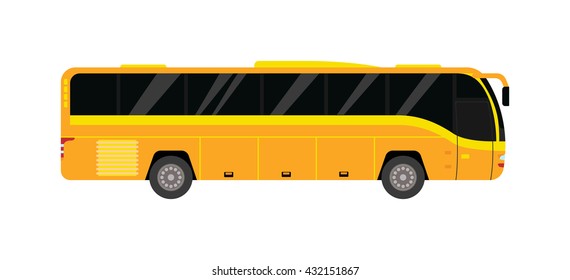 City public bus and vehicle transportation city bus vector