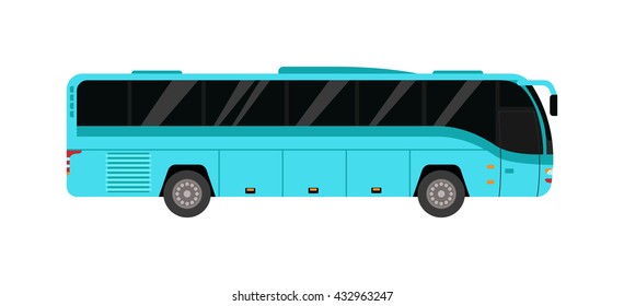 City public bus and vehicle transportation city bus vector