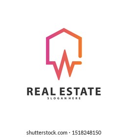 City Pulse Logo Vector Industrial symbol icon design illustration, Emblem, Design Concept, Creative Symbol, Icon