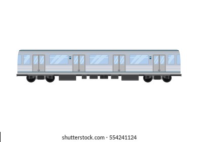 City railway train transport vector illustration.