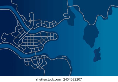 City random map good for game template and education