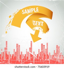 city ribbon frame