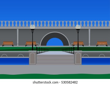 city river