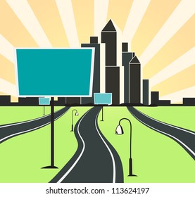 city road background