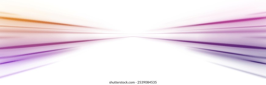 City road car light trails motion background. Illustration of light ray, stripe line with blue light, speed motion background.