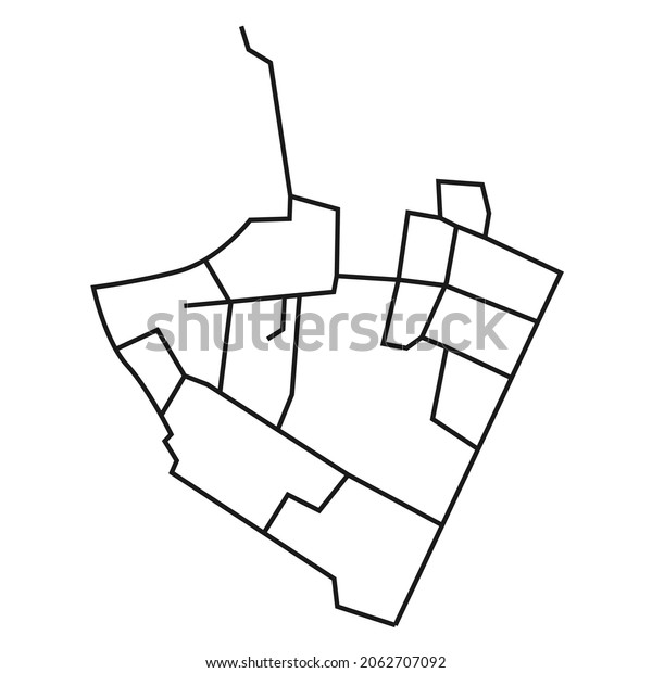 City Road Network Map Design Stock - City Road Network Map Design 600w 2062707092