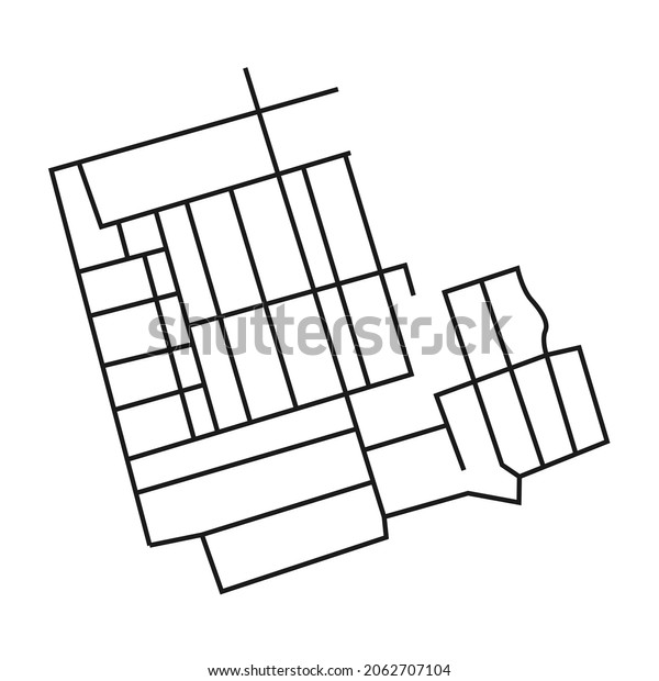City Road Network Map Design Stock - City Road Network Map Design 600w 2062707104
