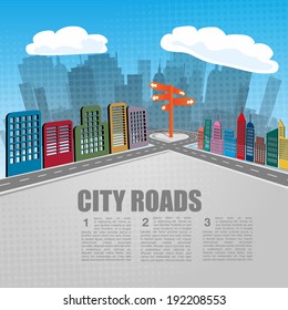 City Roads Background