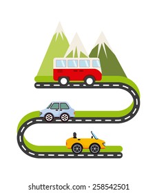 city roads design, vector illustration eps10 graphic 