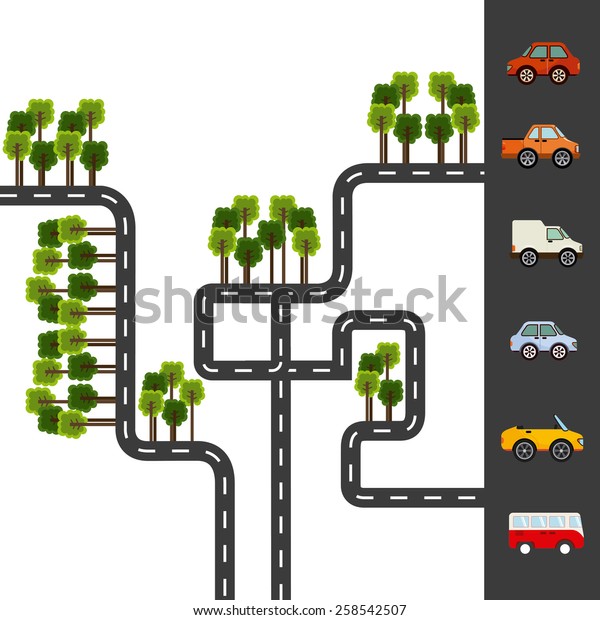 city\
roads design, vector illustration eps10 graphic\
