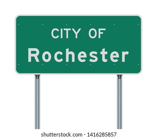 City Of Rochester Road Sign