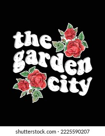 diseño de camisetas de la ciudad de rose portland