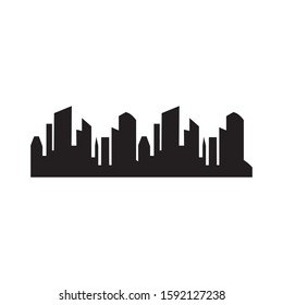 City scape inspiration  illustration logo design vector template