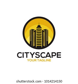 City scape logo vector