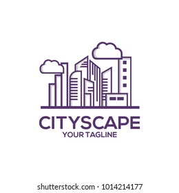 City scape logo vector