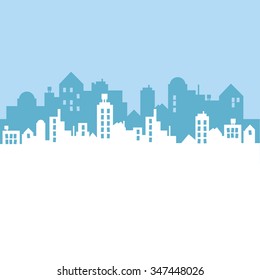 City scene, vector illustration