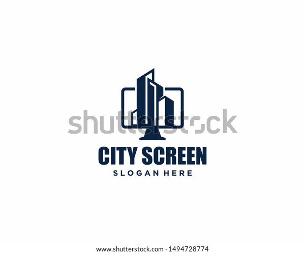 City Screen Logo design
template