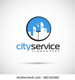 City Service Logo Template. Vector Illustration Eps.10