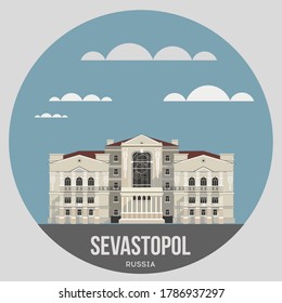 city of Sevastopol color round icon