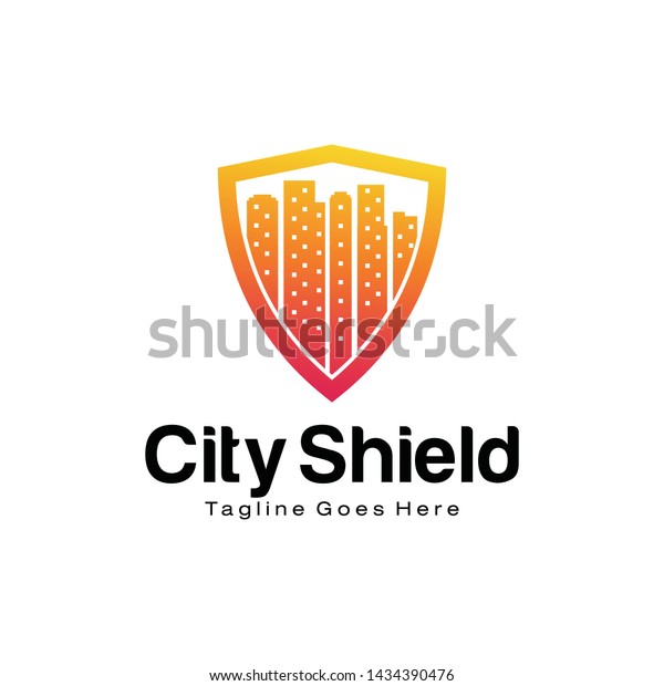 City Shield logo design\
template