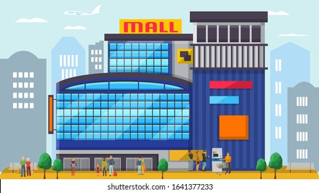 16,968 Shopping Mall Exterior Illustration Images, Stock Photos ...