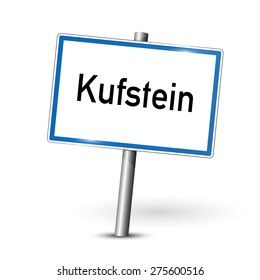 City sign - Kufstein - Austria