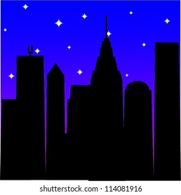 City silhouette