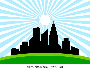 City silhouette