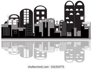 city silhouette 
