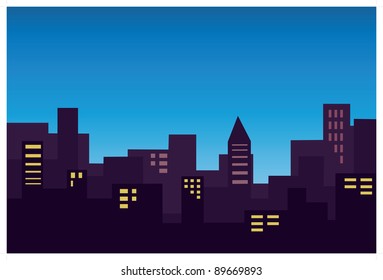 City silhouette