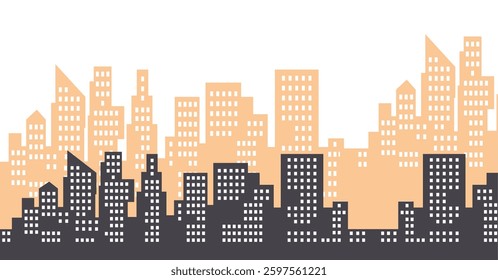 city ​​symbol silhouette 2d graphics