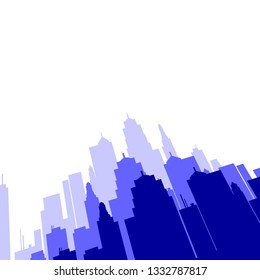 

city, silhouette, 3d illustration