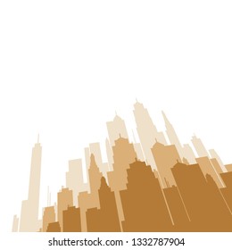 

city, silhouette, 3d illustration