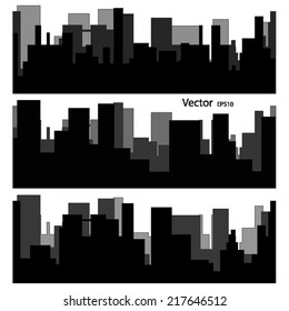 city silhouette vector