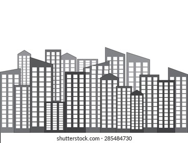 city silhouette vector
