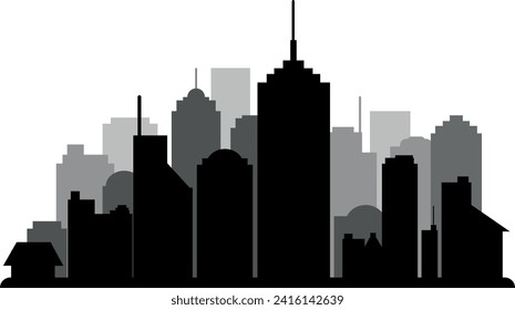 City silhouette vector art, icons, and graphics