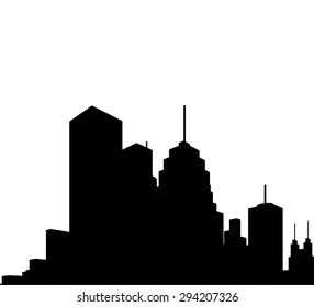 city silhouette vector background
