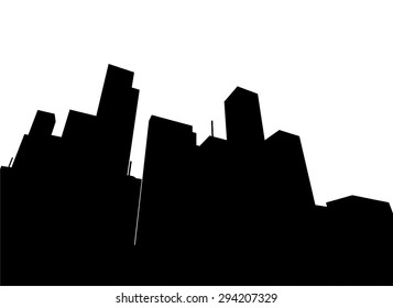 city silhouette vector background