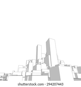 city silhouette vector background