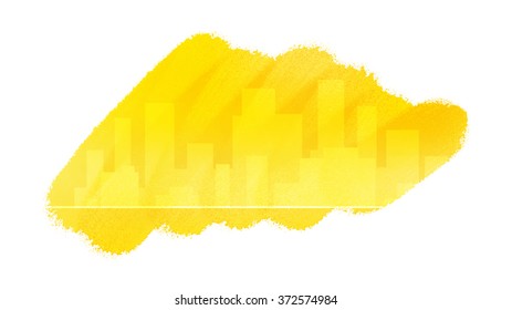 City silhouette vector illustration. 